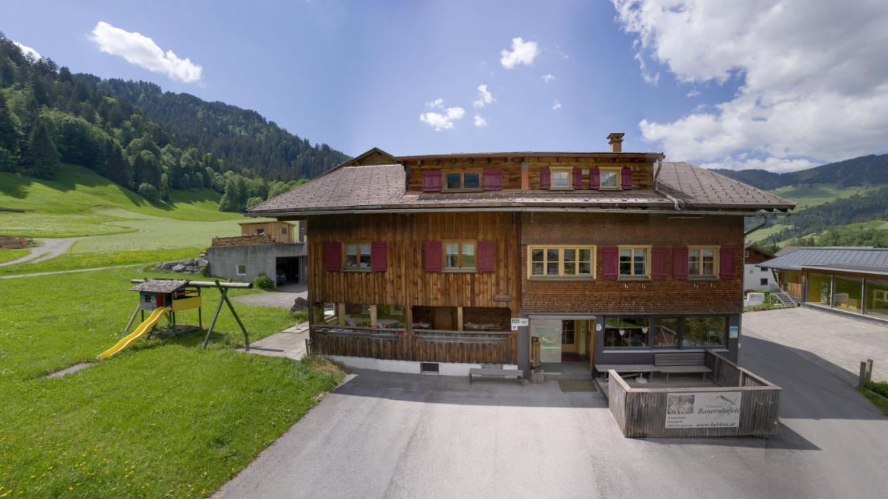 Apartamento Ferienbauernhof Kohler Schoppernau Exterior foto